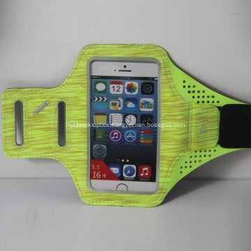 Customized logo lycra running reflective armband phone cases